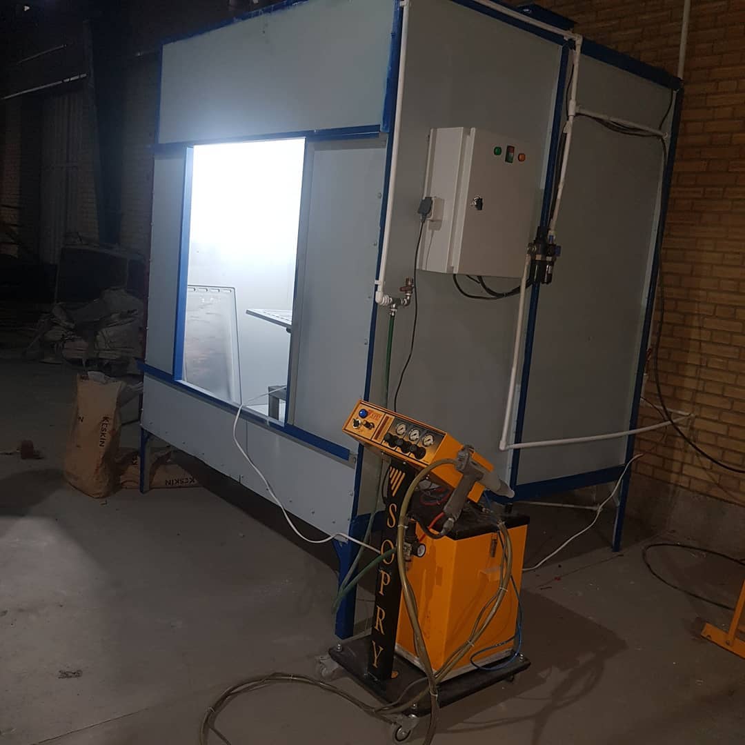 کابین پاشش لعاب